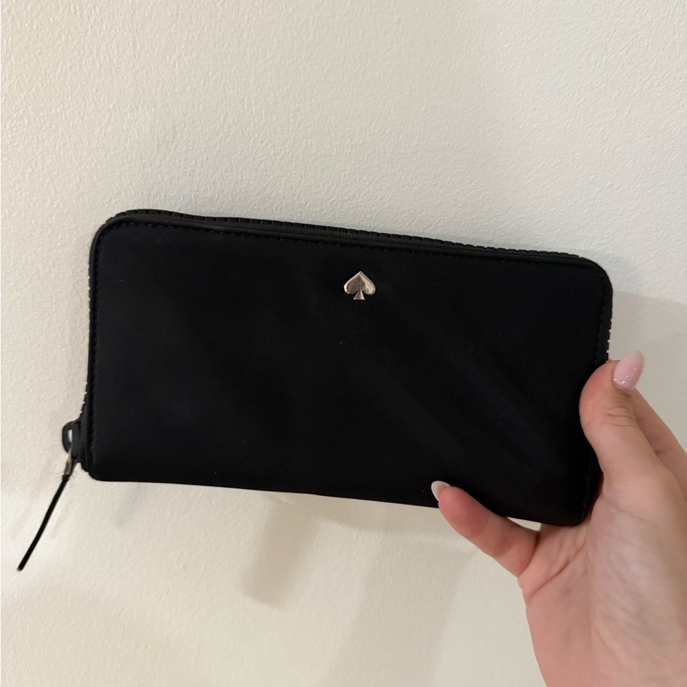 Kate Spade Black Zip-Around Wallet